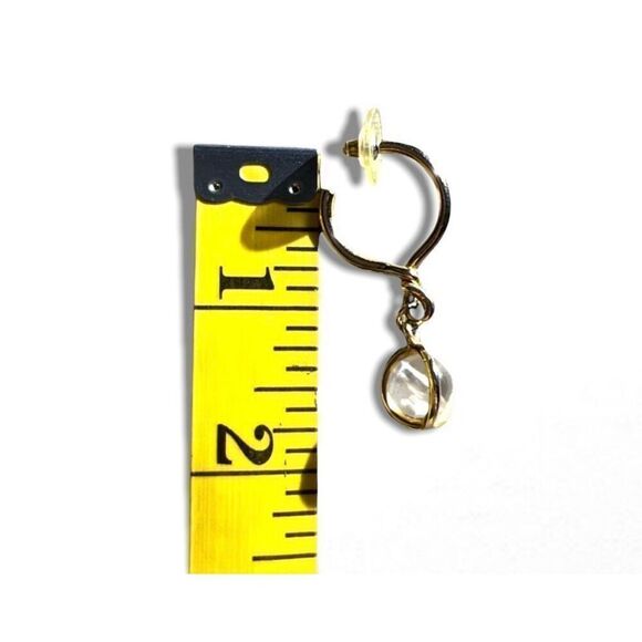 Bundle Sale 3 for $15 | Stylish Clear Plastic Ball Drop Earrings - Picture 5 of 6